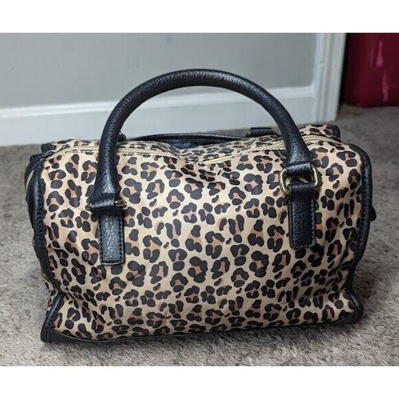 TOMMY HILFIGER WOMEN'S Leopard Print Handbag Purse - Picture 4 of 8